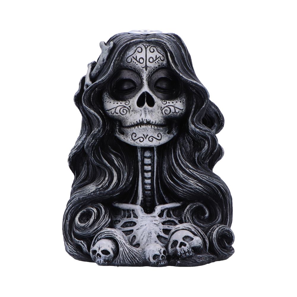 Calavera’s Offering Gothic Day of the Dead Inspired Backflow Incense Burner - Shop Incense Holders At Gift Moments - 2