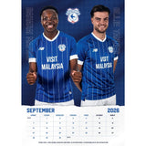 Cardiff City FC A3 Calendar 2026: 3 - Calendars By Cardiff City