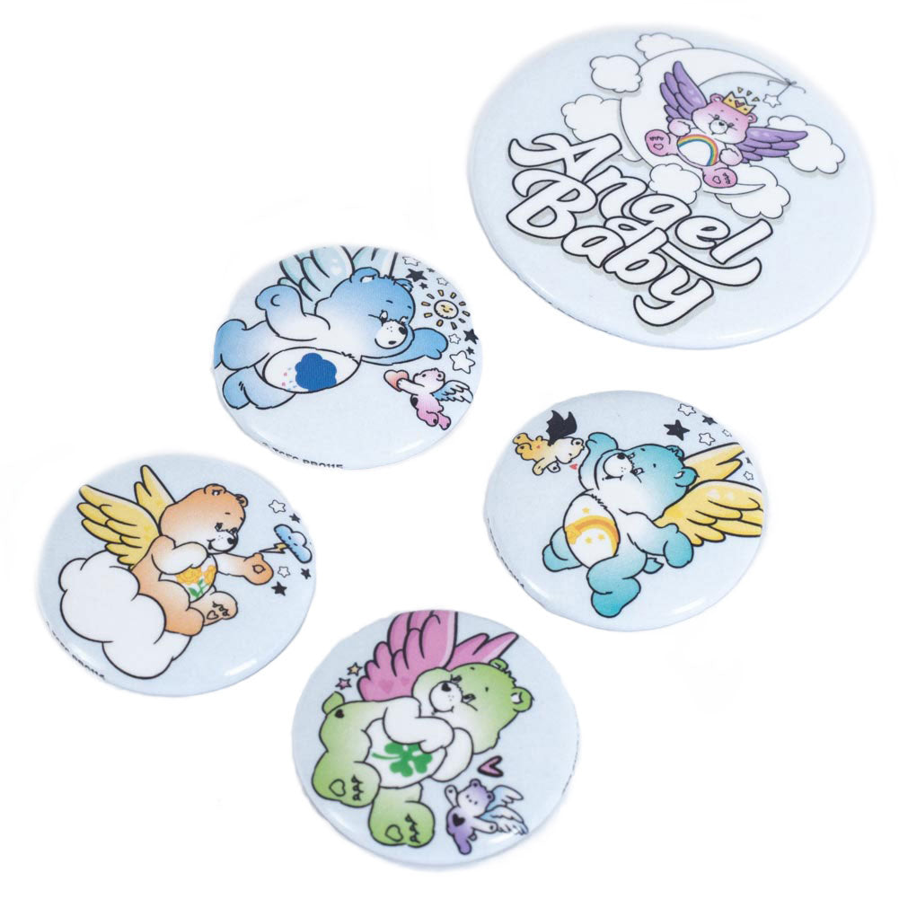 Care Bears Button Badge Set: 2 - Badges By Care Bears