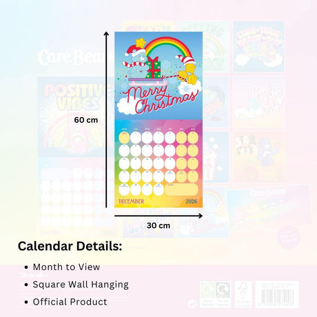 Care Bears Square Calendar 2026: 5 - Calendars By Care Bears