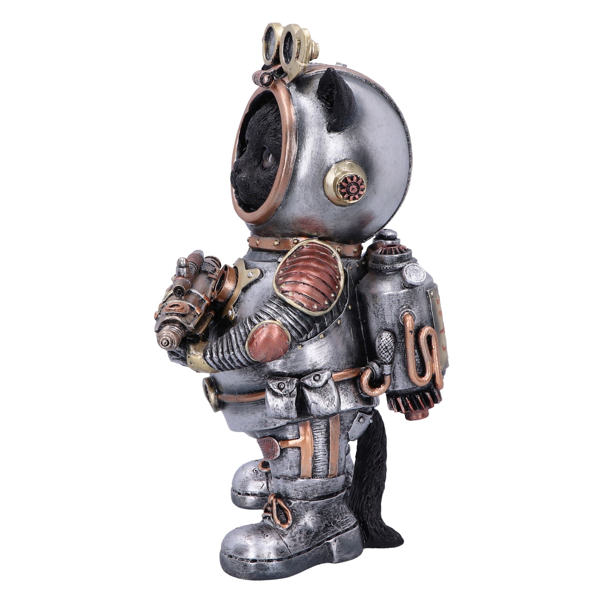 Cat-tack Space Steampunk Figurine: 3 - Figures & Collectables By Gift Moments
