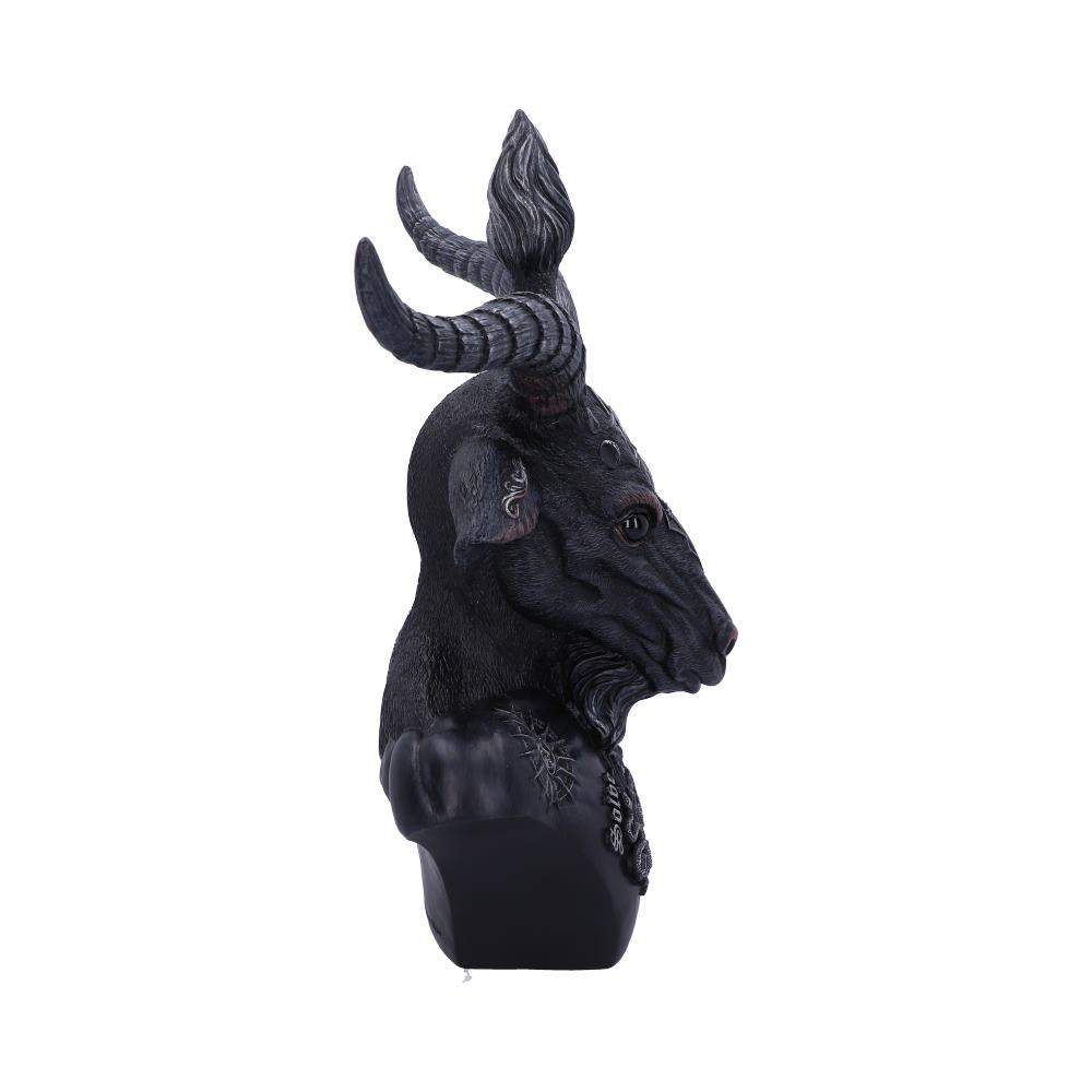 Celestial Black and Silver Baphomet Bust: 5 - Figures & Collectables By NN Designs