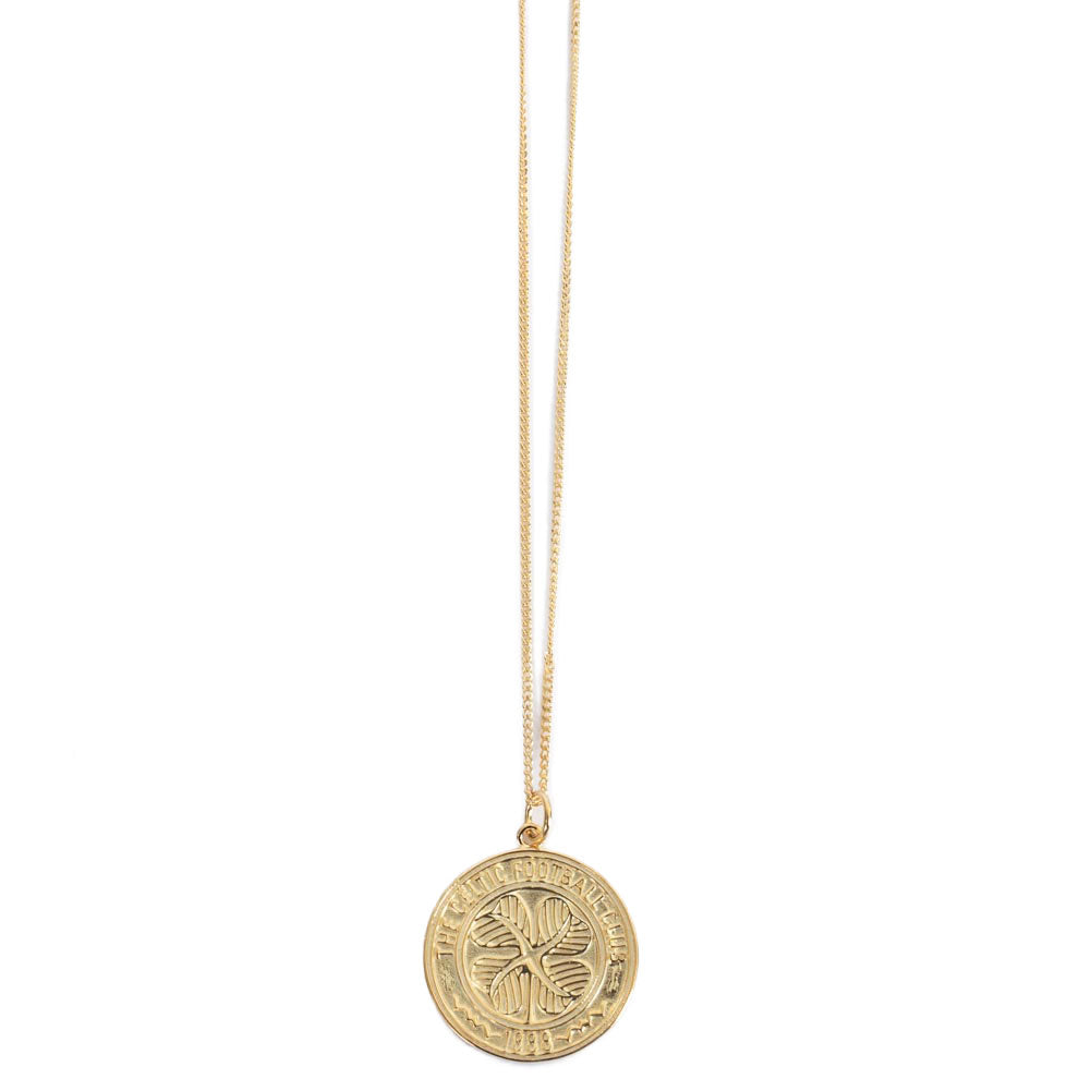 Celtic FC 18ct Gold Plated on Silver Pendant & Chain - Shop Necklaces At Gift Moments - 2