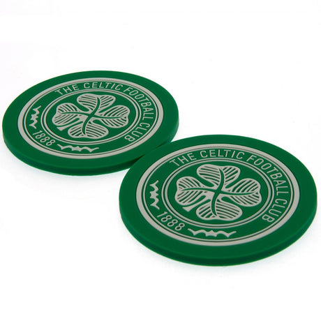 Celtic FC 2pk Coaster Set: 2 - Coasters By Celtic