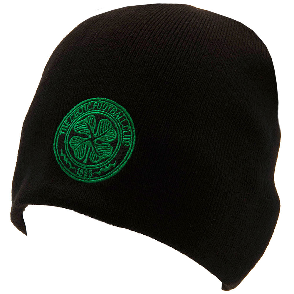Celtic FC Black Beanie: 1 - Caps & Hats By Celtic