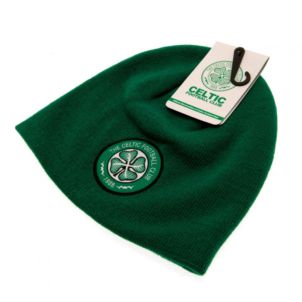 Celtic FC Green Beanie: 3 - Caps & Hats By Celtic