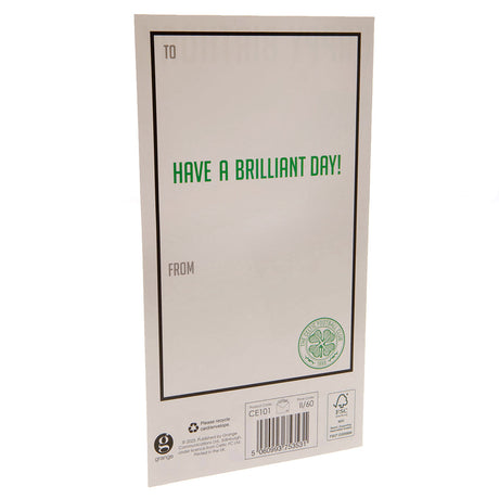 Celtic FC Crest Birthday Card: 4 Greeting Cards By Celtic