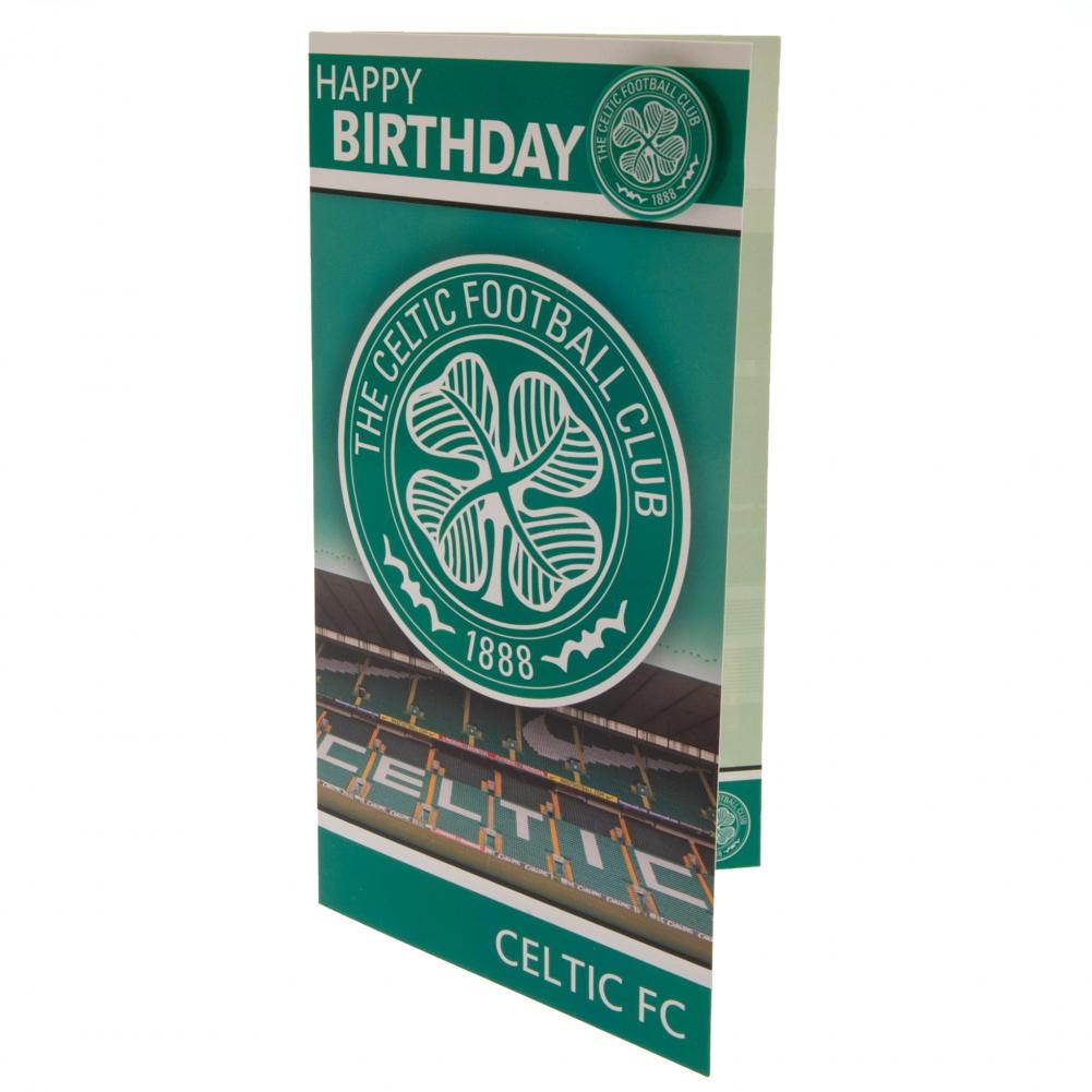Celtic FC Birthday Card & Badge: 2 - Greeting Cards By Celtic