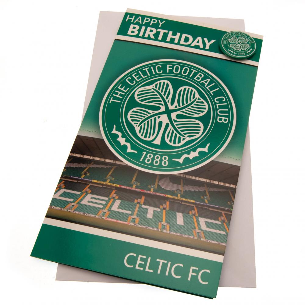 Celtic FC Birthday Card & Badge: 1 - Greeting Cards By Celtic