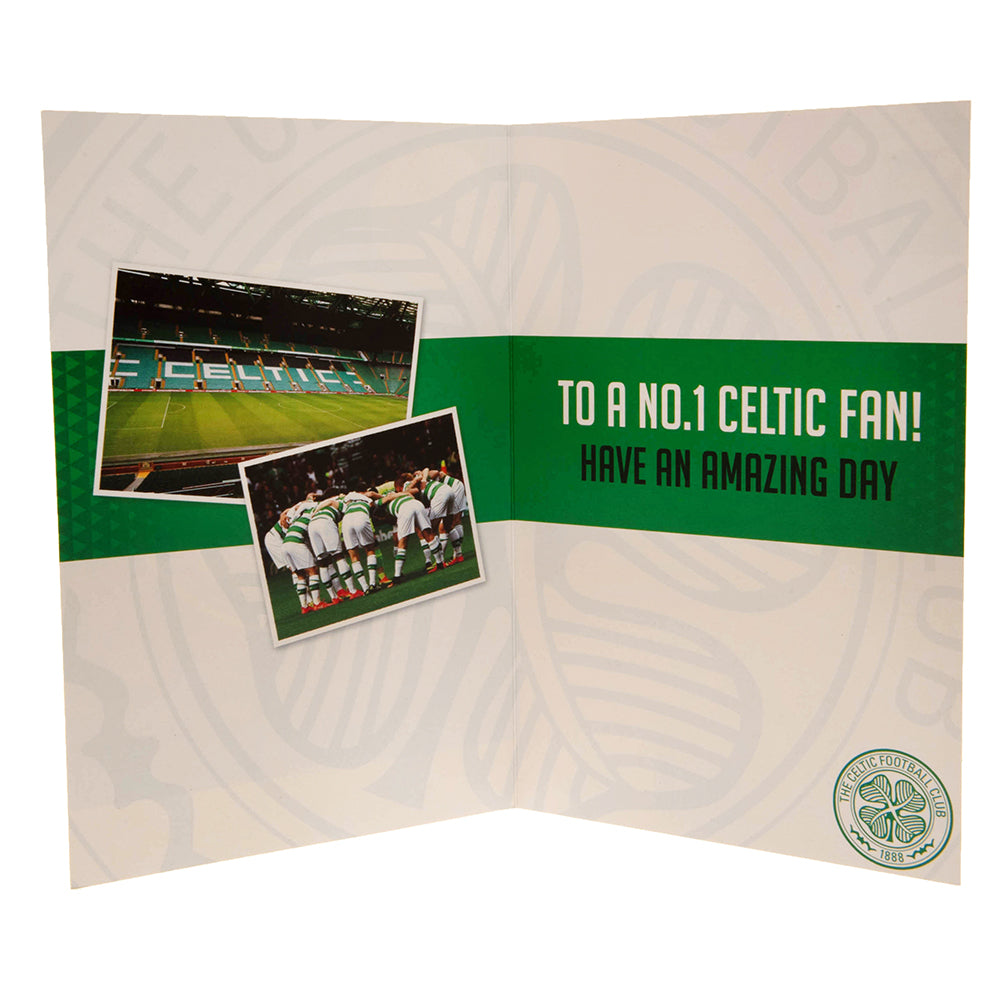 Celtic FC Birthday Card With Stickers: 3 - Greeting Cards By Celtic