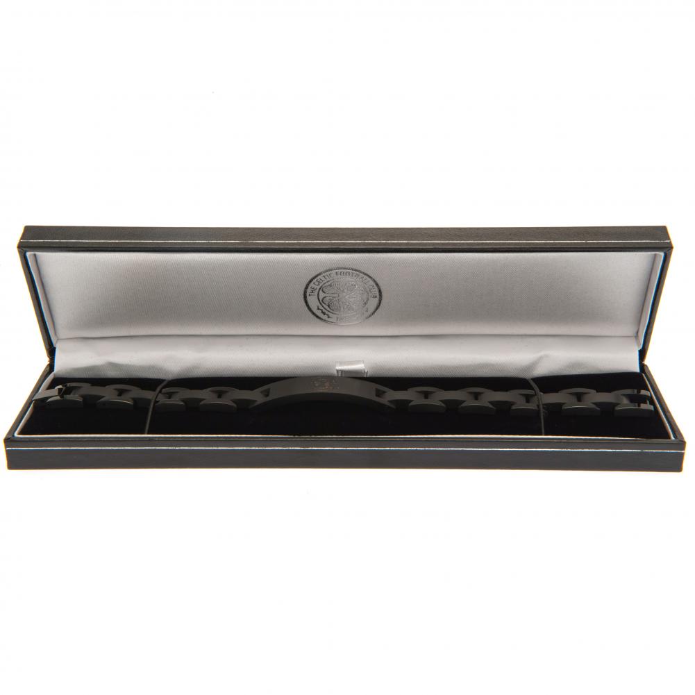 Celtic FC Black IP Bracelet: 3 - Jewellery By Celtic