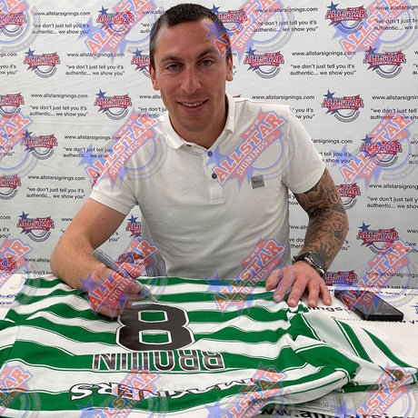 Celtic FC Brown Signed Shirt: 2 - Signed Memorabilia By Celtic