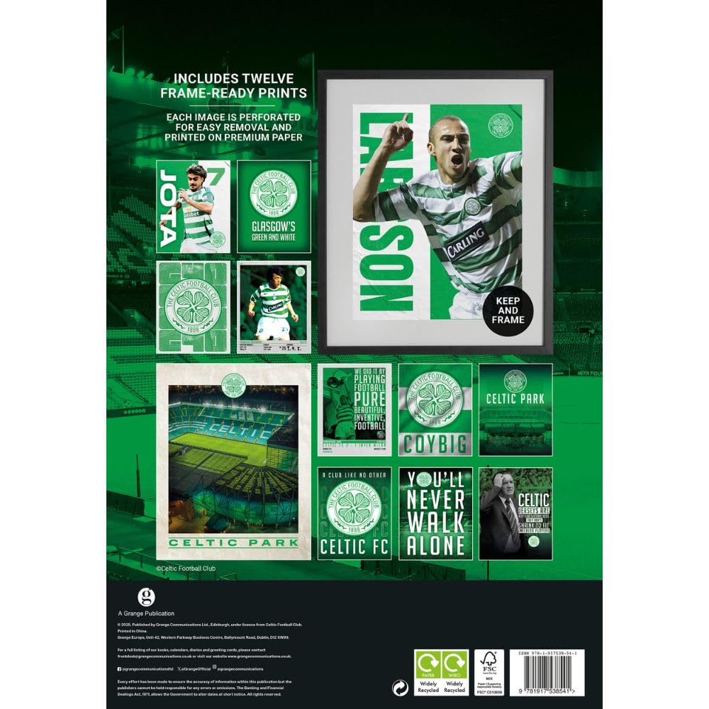 Celtic FC Deluxe Calendar 2026: 5 - Calendars By Celtic
