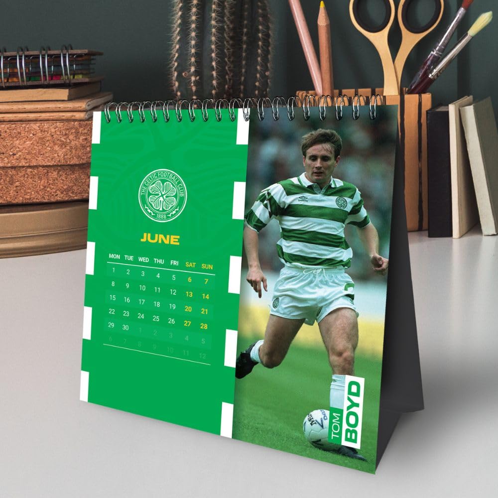 Celtic FC Desktop Calendar 2026: 4 - Calendars By Celtic