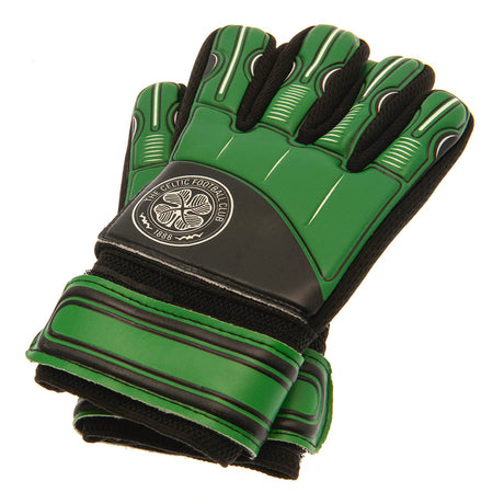 Celtic FC Delta Goalkeeper Gloves Yths: 1 - Gloves By Celtic