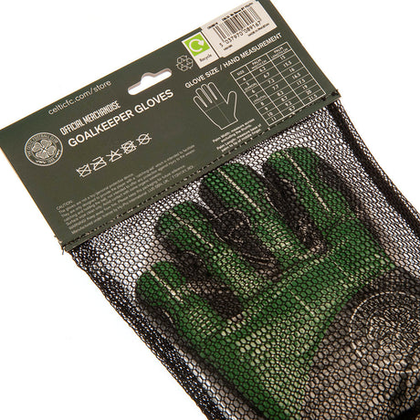 Celtic FC Delta Goalkeeper Gloves Yths: 4 - Gloves By Celtic
