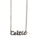Celtic FC Gold Plated Name Dropper Necklace: 2 Necklaces By Celtic