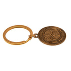 Celtic FC Antique Gold Crest Keyring - Shop Keyrings At Gift Moments - 2