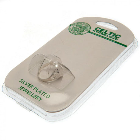 Celtic FC Silver Plated Crest Ring Large: 2 - Jewellery By Celtic