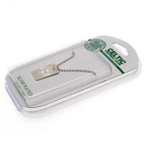 Celtic FC Silver Plated Dog Tag & Chain: 3 - Jewellery By Celtic
