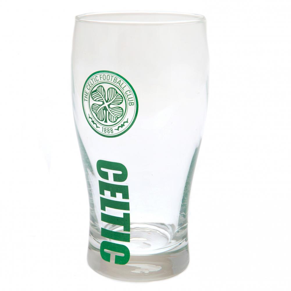 Celtic FC Tulip Pint Glass: 2 - Glassware By Celtic