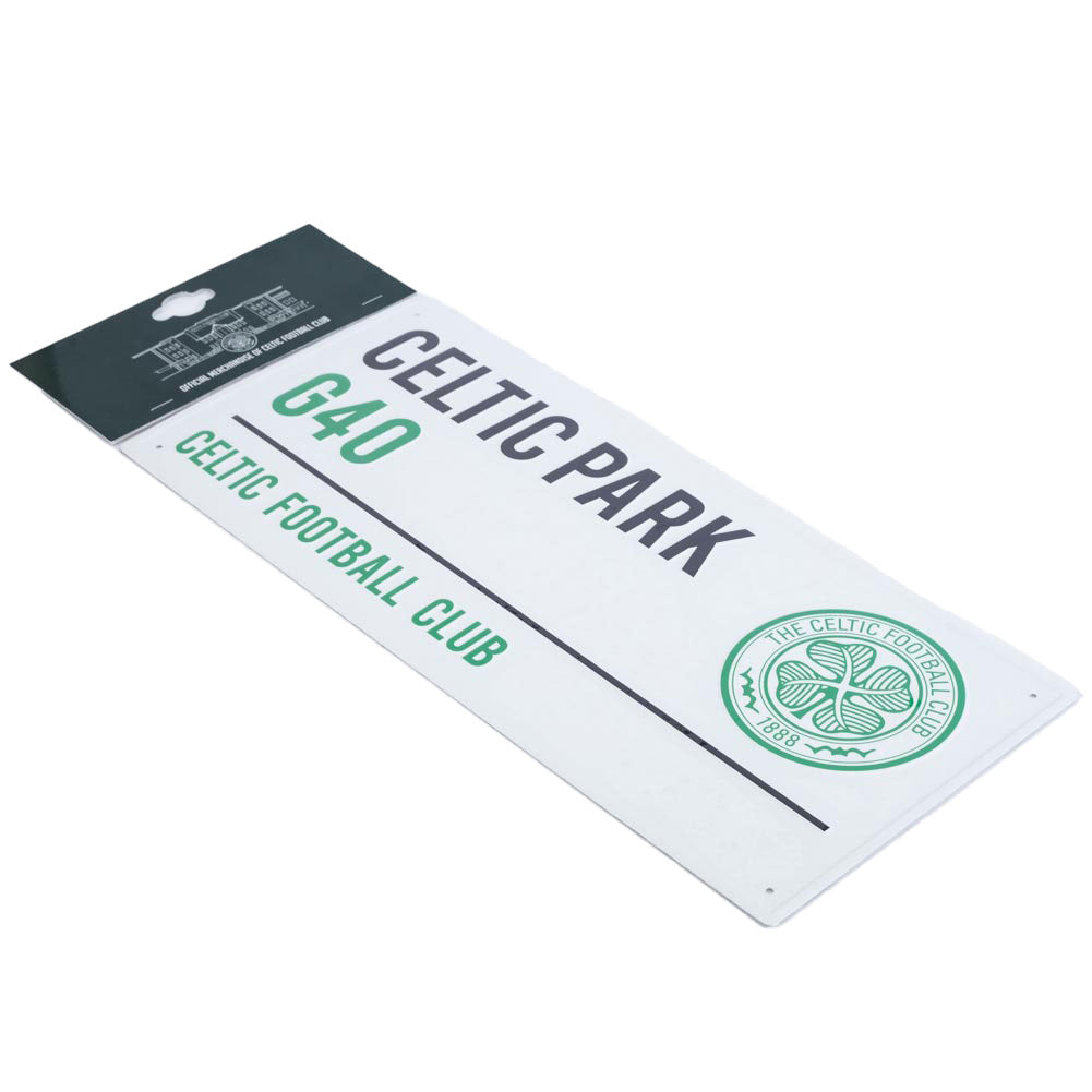 Celtic FC White Street Sign: 3 - Signs & Plaques By Celtic