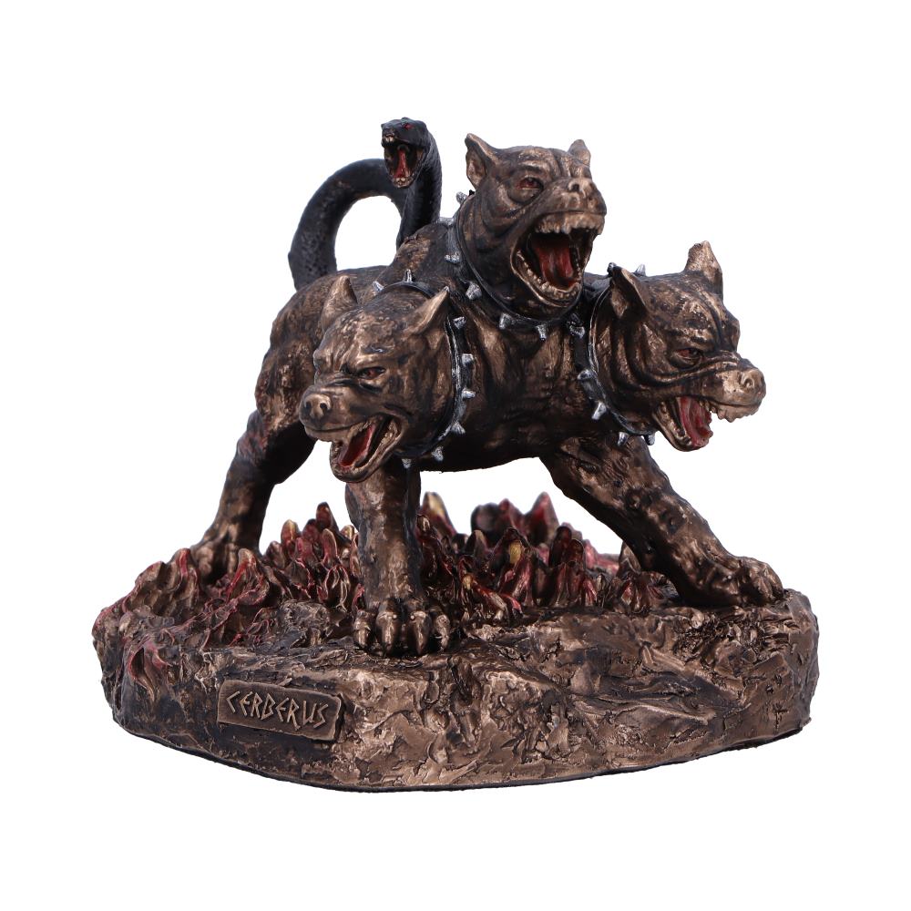 Cerberus the Three Headed Hound of Hades Bronze Figurine: 3 - Figures & Collectables By Gift Moments