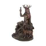 Cernunnos and Animals Horned God Bronze Figurine: 3 - Figurines Medium (15-29cm) By Gift Moments