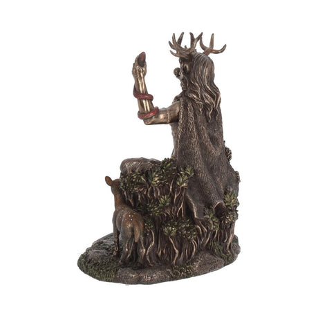 Cernunnos and Animals Horned God Bronze Figurine: 4 - Figurines Medium (15-29cm) By Gift Moments