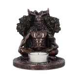 Cernunnos Bronze Tealight Holder 13.5cm: 2 Candles & Holders By Gift Moments