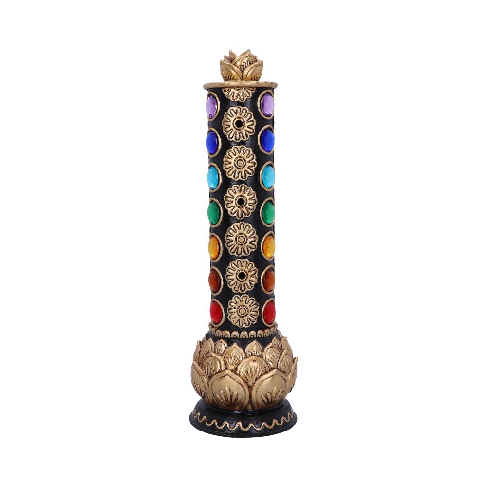 Chakra Totem Incense Burner 31cm: 2 Incense Holders By Gift Moments