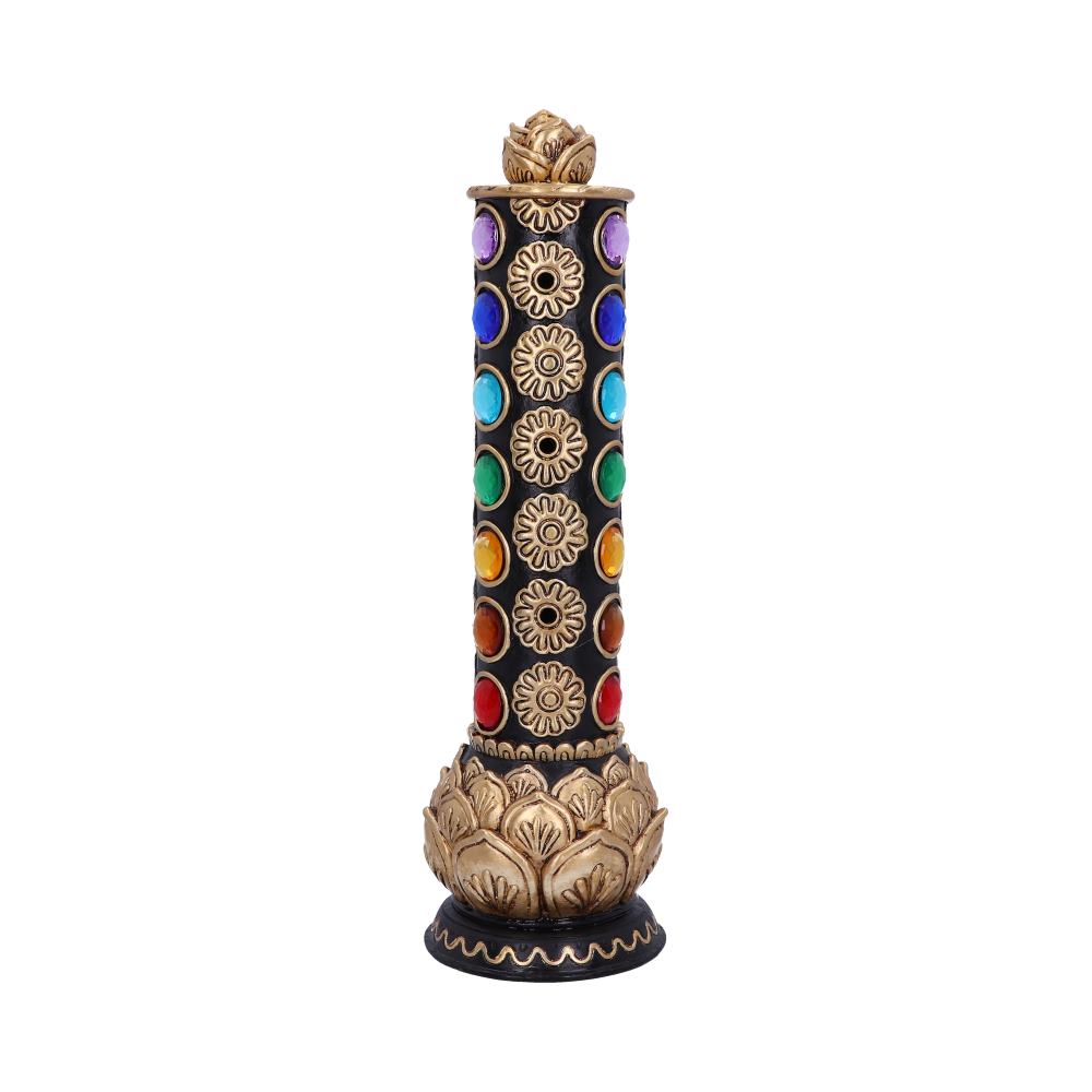 Chakra Totem Incense Burner 31cm: 4 Incense Holders By Gift Moments