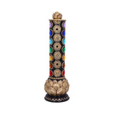 Chakra Totem Incense Burner 31cm: 4 Incense Holders By Gift Moments
