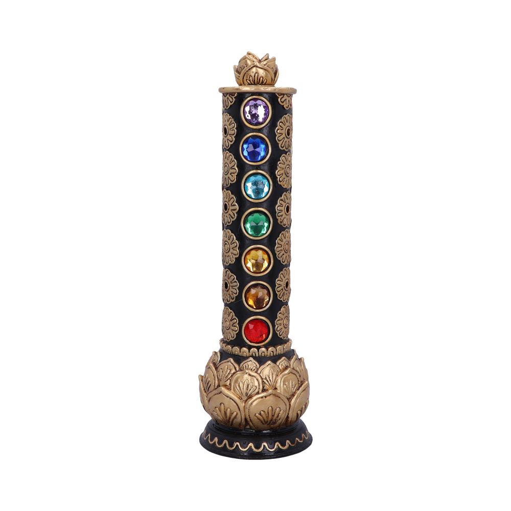 Chakra Totem Incense Burner 31cm: 5 Incense Holders By Gift Moments