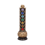 Chakra Totem Incense Burner 31cm: 5 Incense Holders By Gift Moments