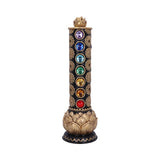 Chakra Totem Incense Burner 31cm: 3 Incense Holders By Gift Moments