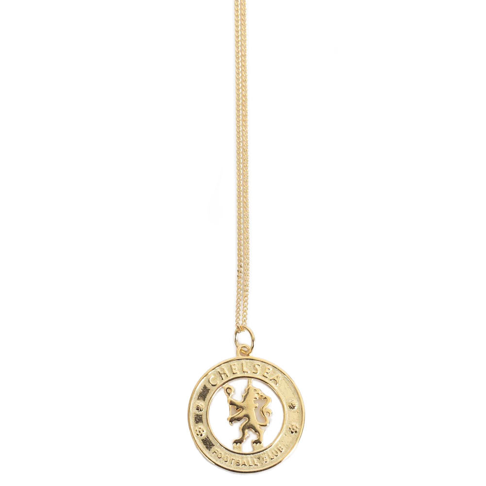 Chelsea FC 18ct Gold Plated on Silver Pendant & Chain: 2 - Necklaces By Chelsea