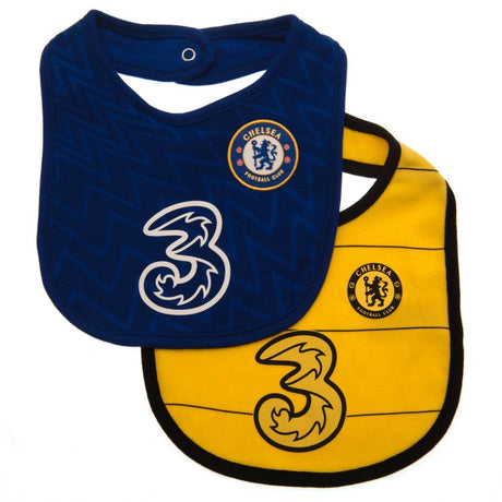 Chelsea FC 2 Pack Bibs BY: 1 Baby Clothing By Chelsea