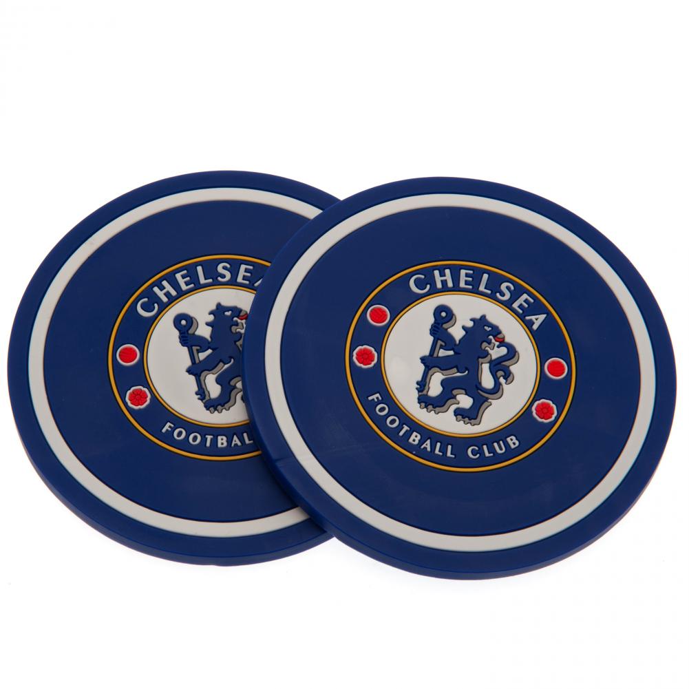 Chelsea FC 2pk Coaster Set: 1 - Coasters By Chelsea