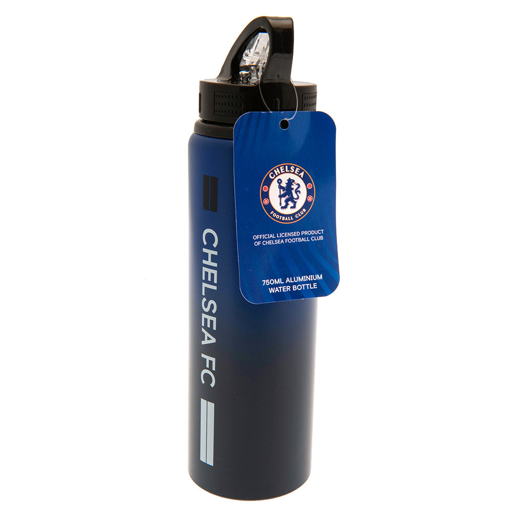 Chelsea FC Aluminium Drinks Bottle ST: 3 - Water Bottles By Chelsea