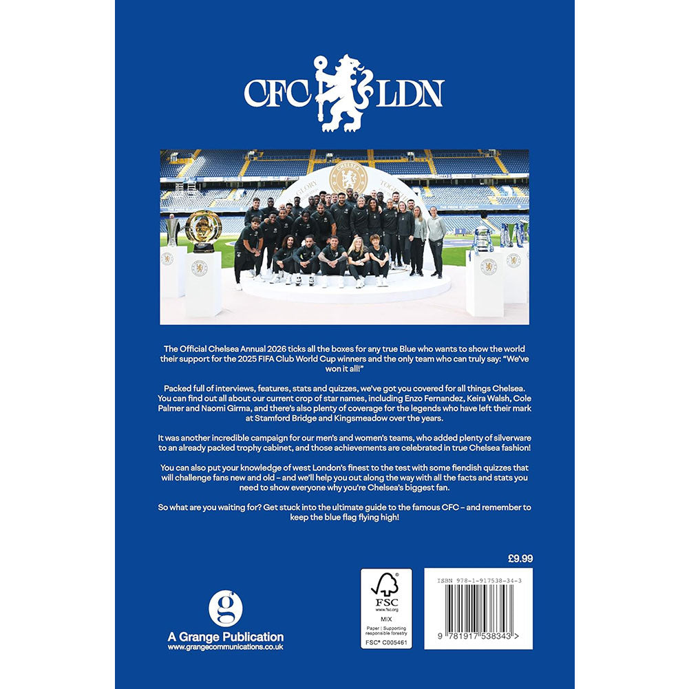 Chelsea FC Annual 2026: 3 - Books By Chelsea