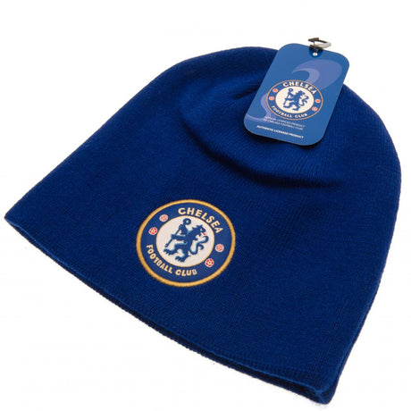Chelsea FC Royal Beanie: 3 - Caps & Hats By Chelsea