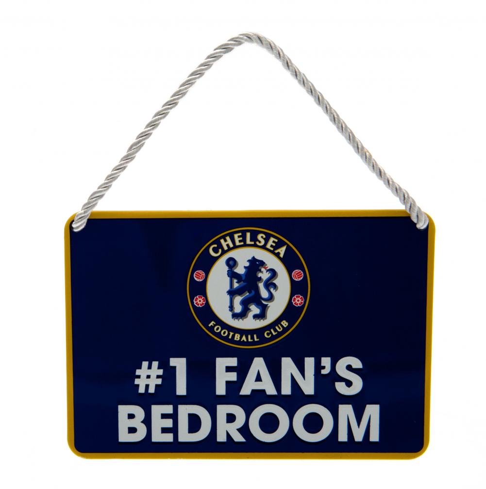 Chelsea FC Bedroom Sign No1 Fan - Shop Bedroom At Gift Moments - 2