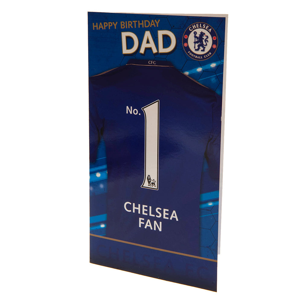 Chelsea FC No. 1 Dad Birthday Card: 2 - Greeting Cards By Chelsea