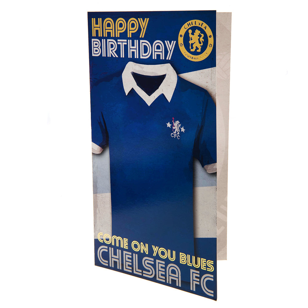 Chelsea FC Retro Shirt Birthday Card: 2 - Greeting Cards By Chelsea