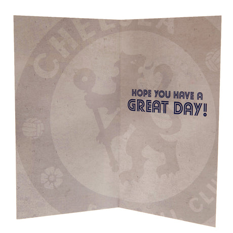 Chelsea FC Retro Shirt Birthday Card: 3 - Greeting Cards By Chelsea