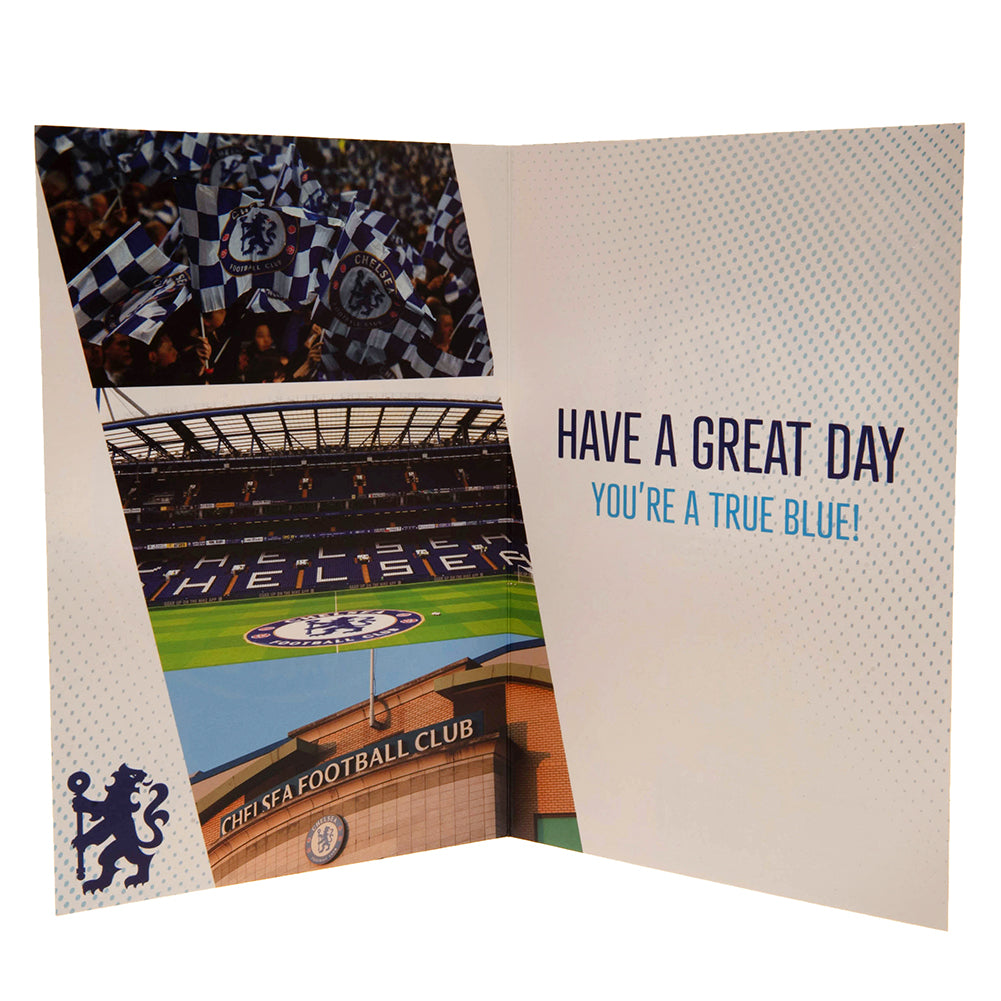 Chelsea FC Birthday Card With Stickers - Shop Greeting Cards At Gift Moments - 3