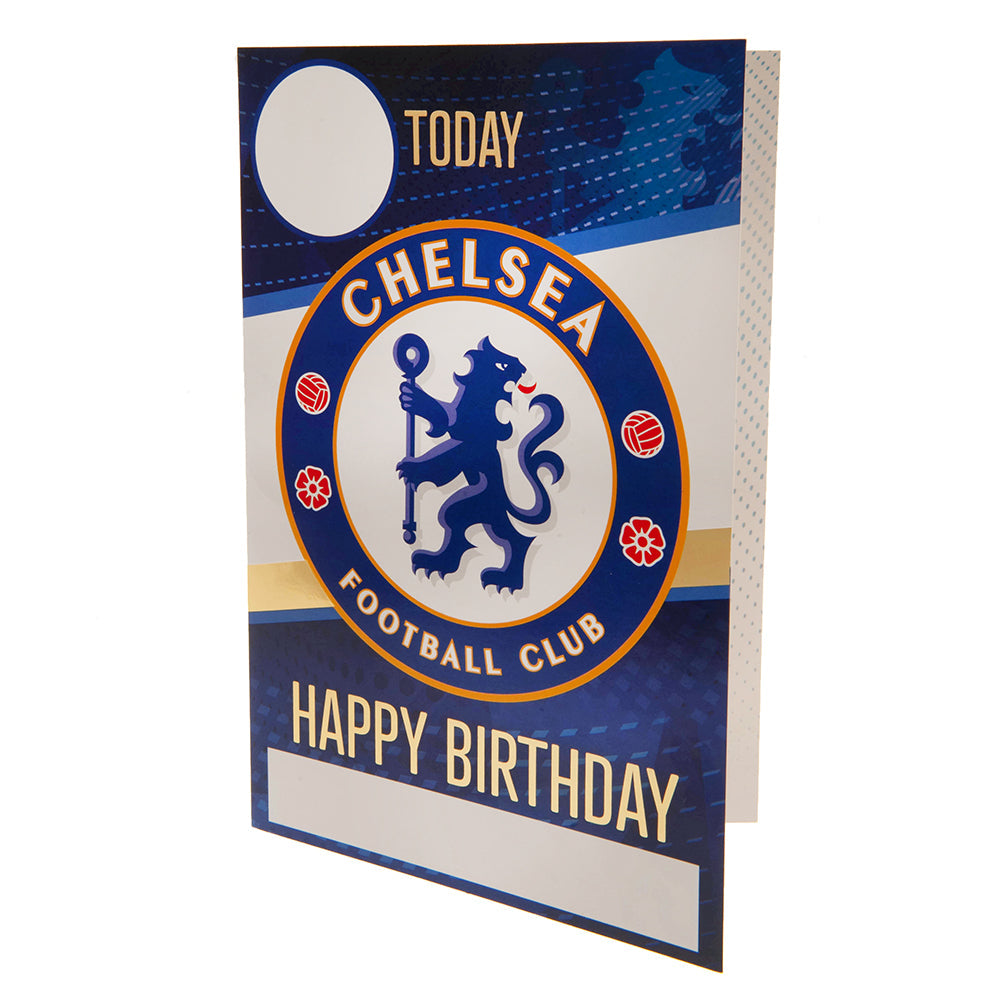 Chelsea FC Birthday Card With Stickers - Shop Greeting Cards At Gift Moments - 2