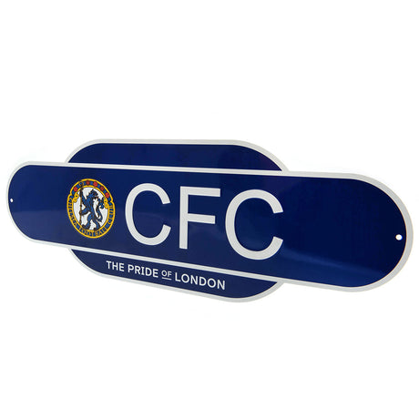 Chelsea FC Colour Retro Sign: 3 Signs & Plaques By Chelsea
