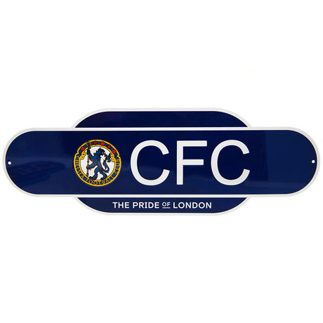 Chelsea FC Colour Retro Sign: 1 Signs & Plaques By Chelsea